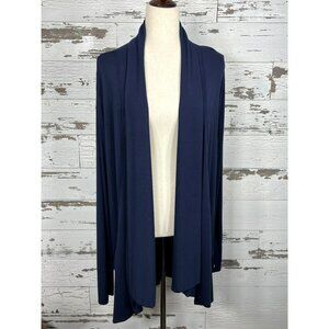 ATHLETA Pranayama Wrap Modal Blend in Navy Sz S #777944 EUC